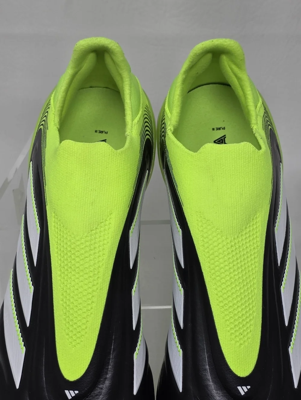 Adidas Copa Pure 3 Elite Mens Sz 9.5 Laceless FG Soccer Cleats Black JH6302 New